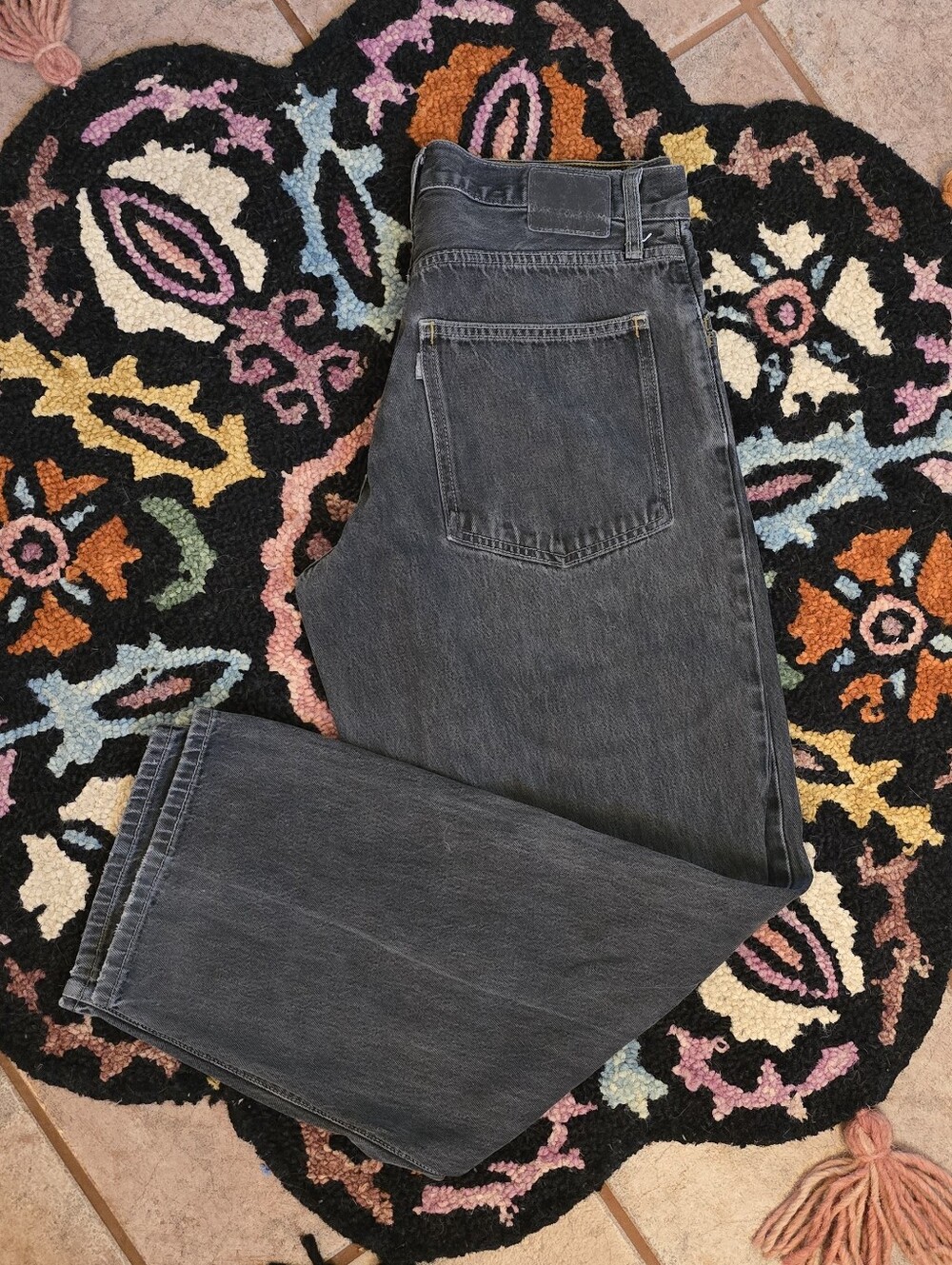 🔥🔥Y2K Levis Silvertab Baggy Grey Denim Jeans🔥🔥 Size 32W X 32L Baggy Y2K 03